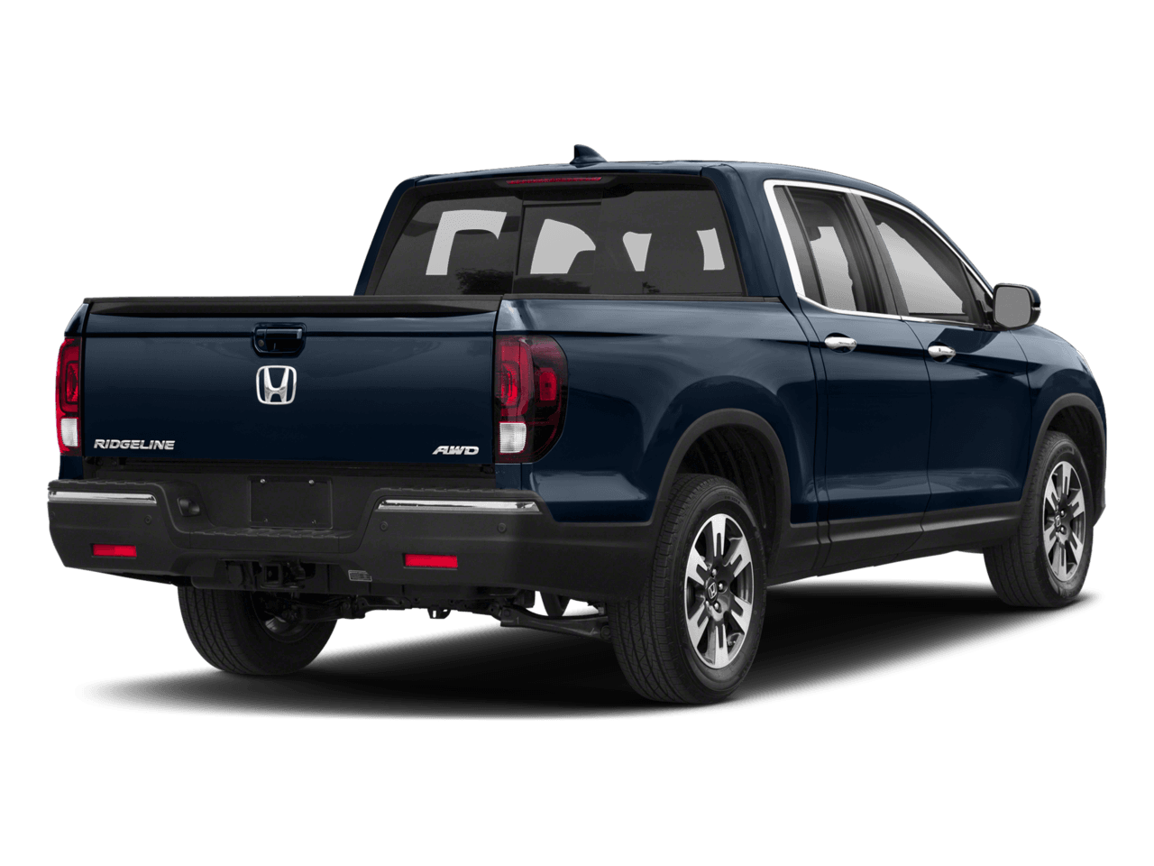 2018 Honda Ridgeline RTL-E - Rear 3/4, facing to the right