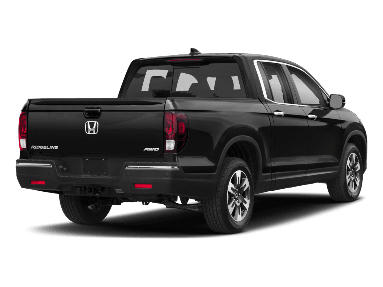 2018 Honda Ridgeline RTL-E - Rear 3/4, facing to the right