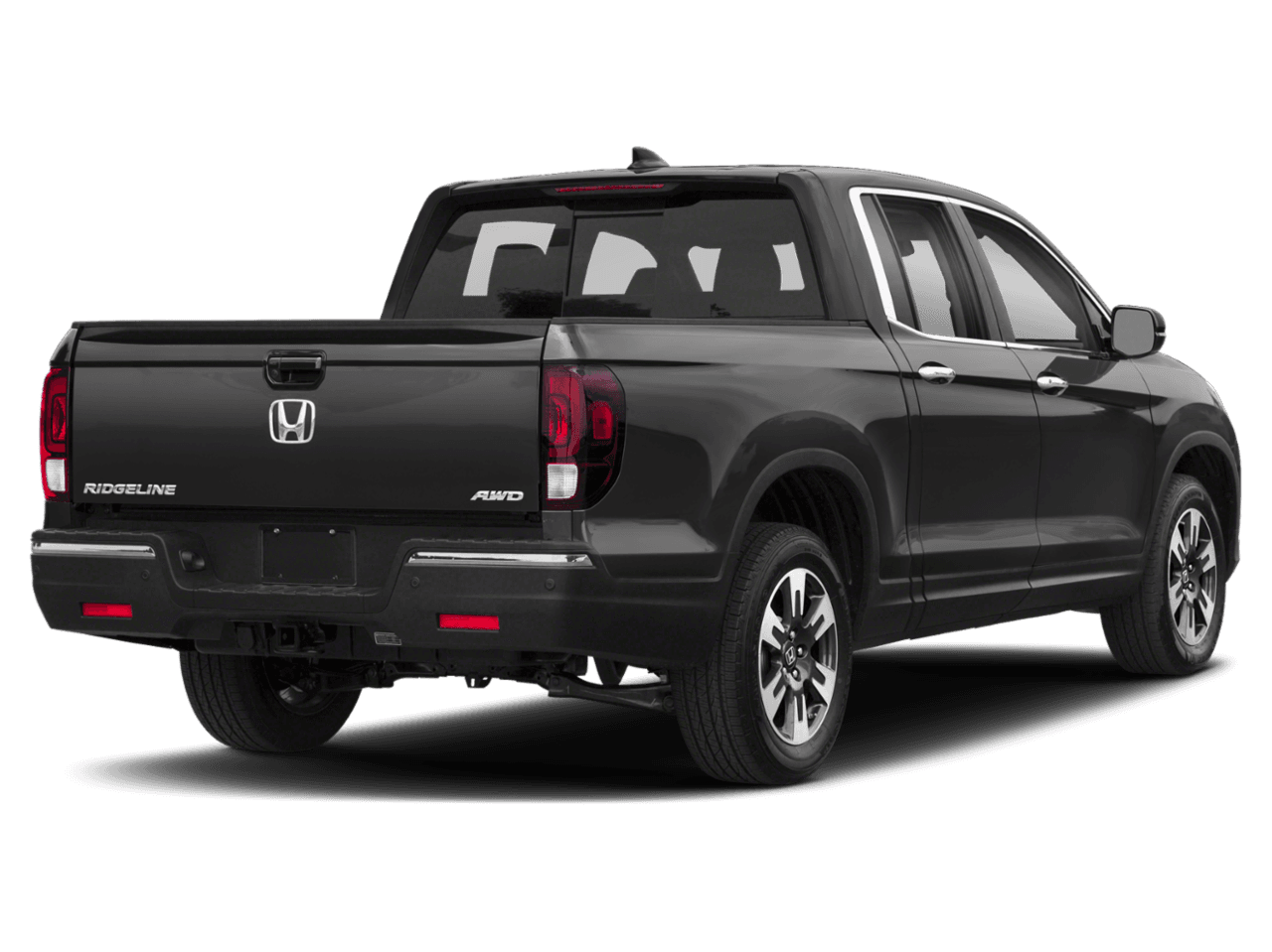 2018 Honda Ridgeline RTL-E - Rear 3/4, facing to the right