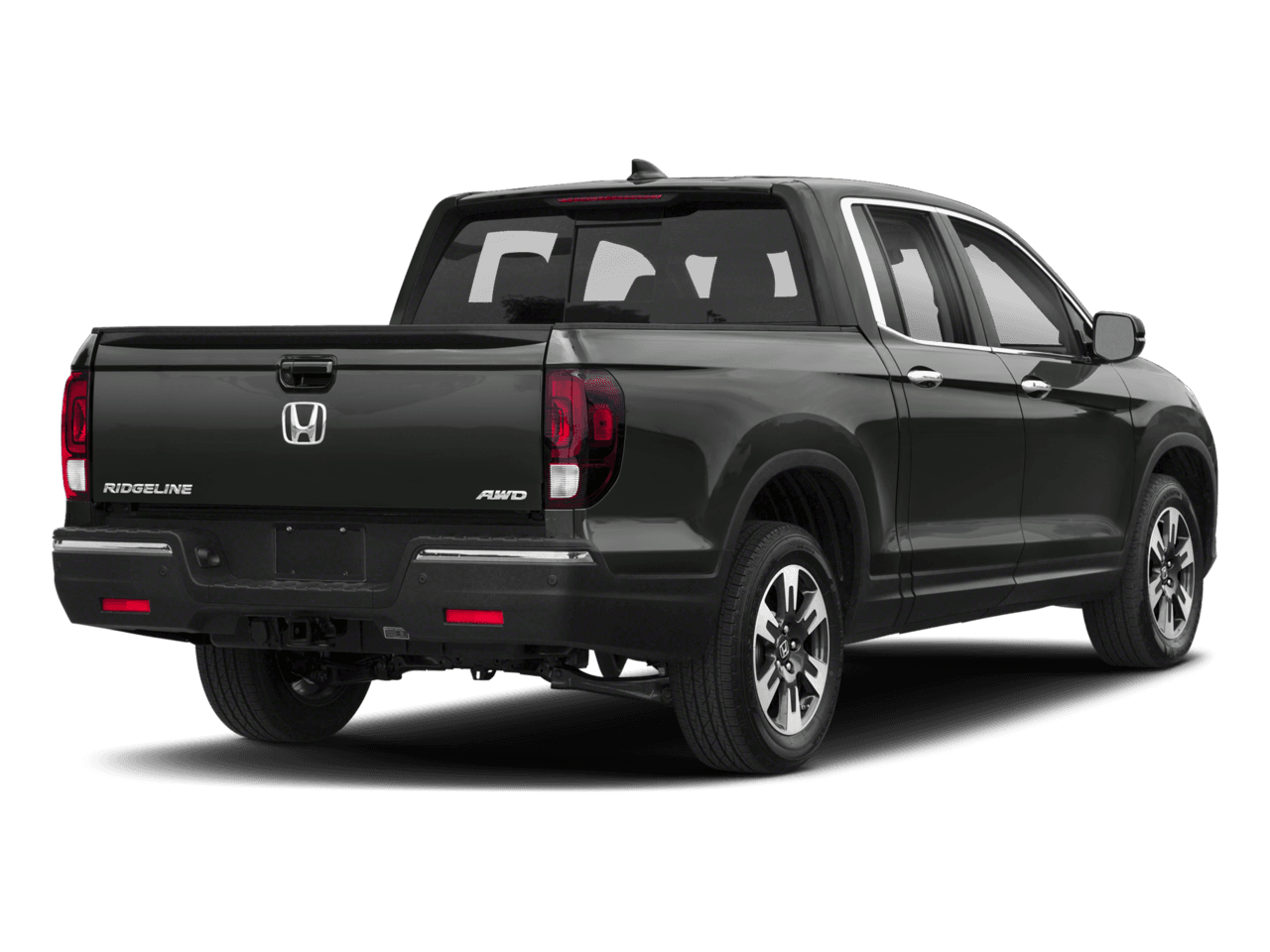 2018 Honda Ridgeline RTL-E - Rear 3/4, facing to the right