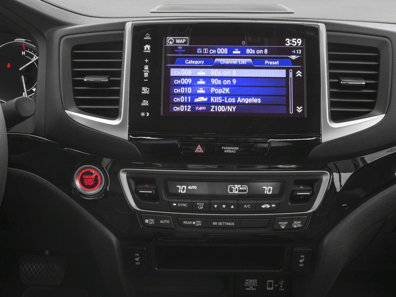 2018 Honda Ridgeline RTL-E - Interior Stereo System