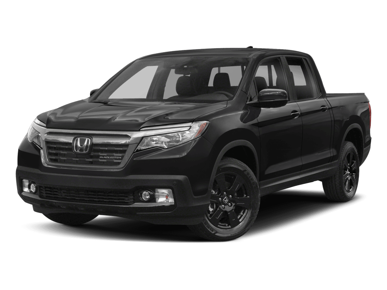 2018 Honda Ridgeline Black Edition - Front 3/4, facing to the left