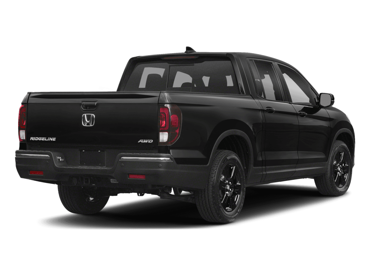 2018 Honda Ridgeline Black Edition - Rear 3/4, facing to the right