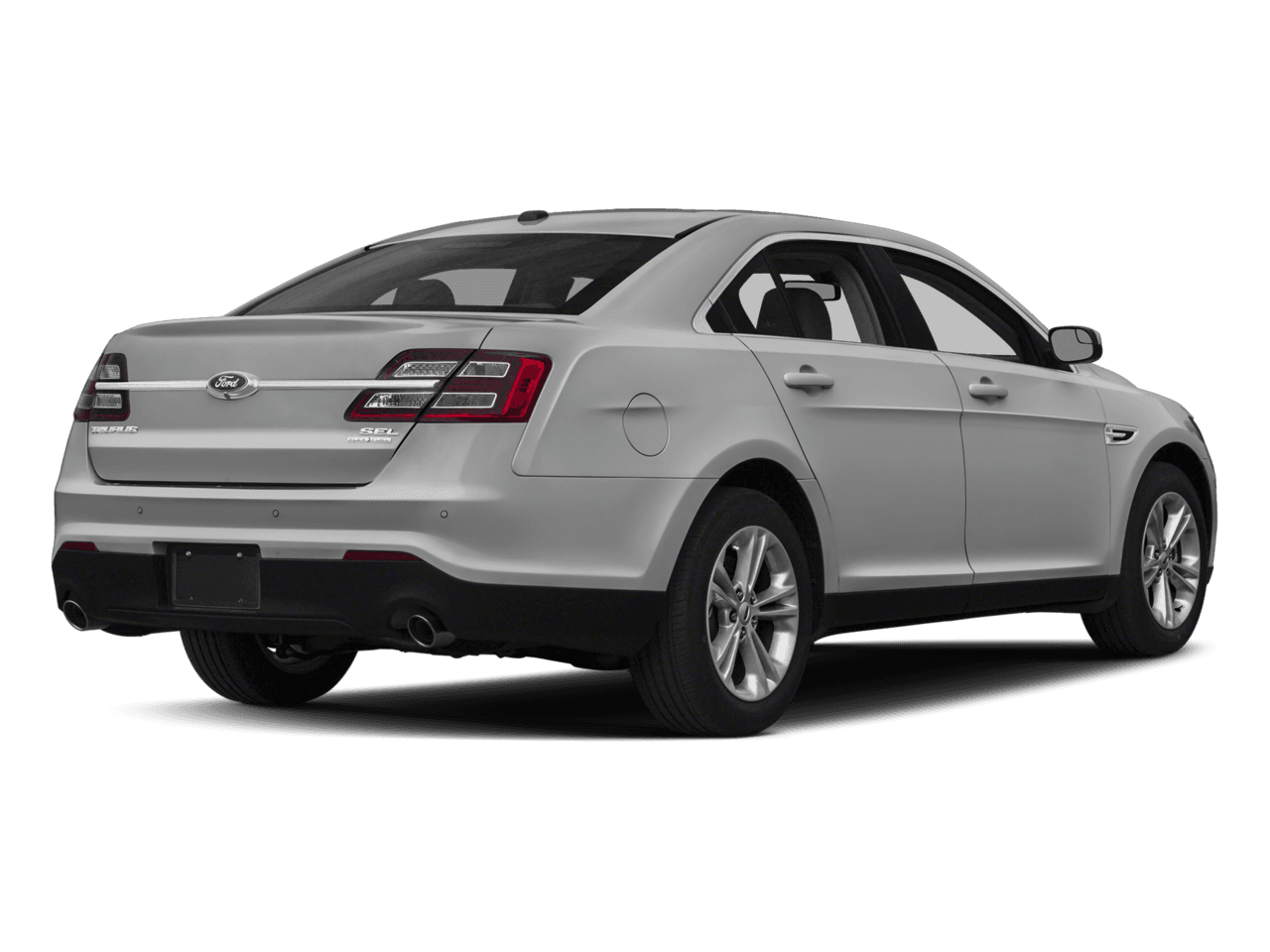 2018 Ford Taurus SEL FWD - Rear 3/4, facing to the right