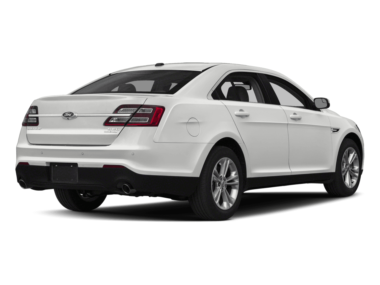 2018 Ford Taurus SEL FWD - Rear 3/4, facing to the right