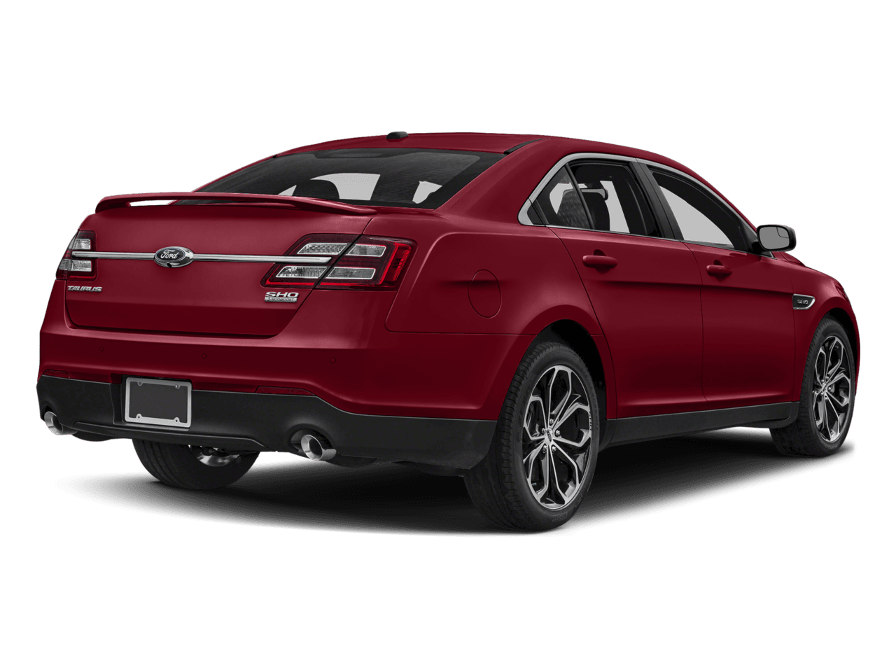 2018 Ford Taurus SHO AWD - Rear 3/4, facing to the right