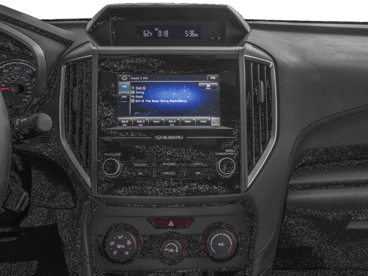 2018 Subaru Impreza  - Interior Stereo System