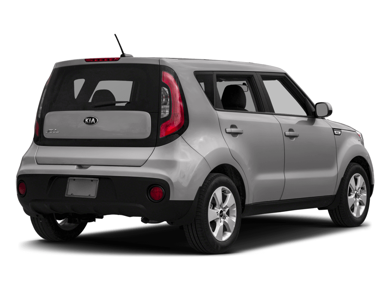2018 Kia Soul Base - Rear 3/4, facing to the right