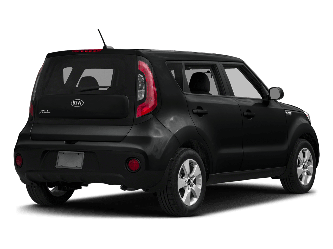 2018 Kia Soul Base - Rear 3/4, facing to the right