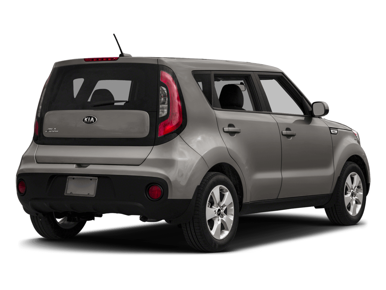 2018 Kia Soul Base - Rear 3/4, facing to the right