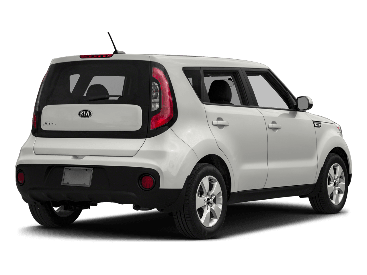 2018 Kia Soul Base - Rear 3/4, facing to the right