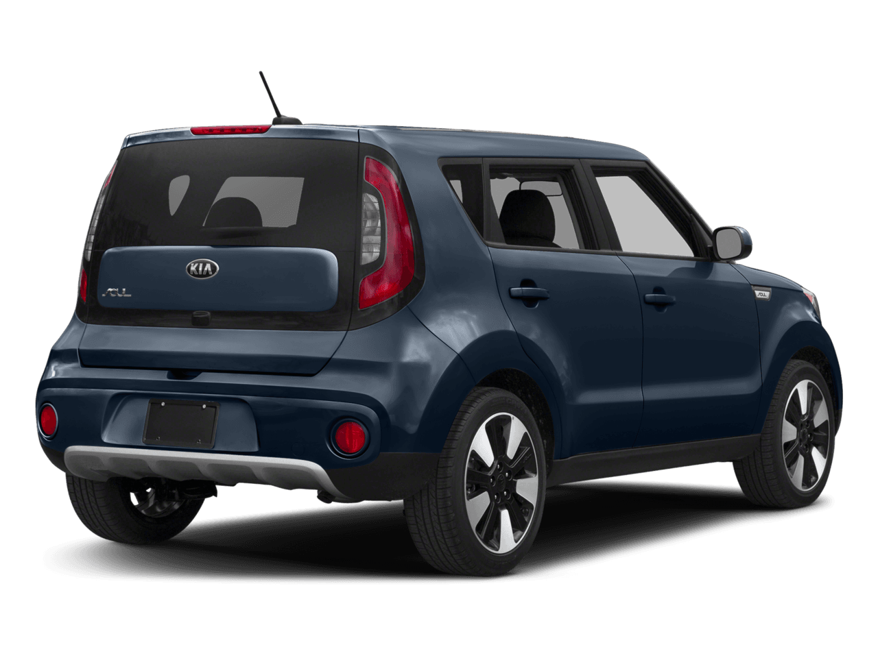 2018 Kia Soul + - Rear 3/4, facing to the right