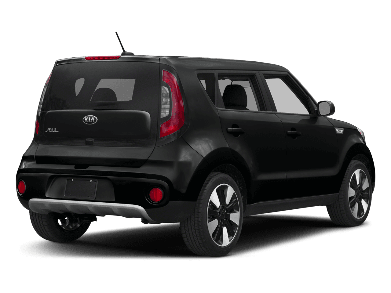 2018 Kia Soul + - Rear 3/4, facing to the right