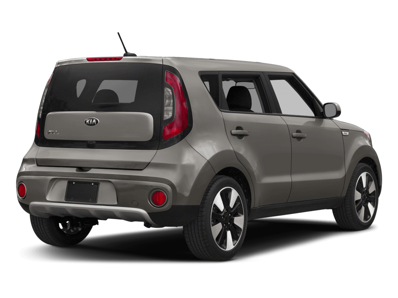 2018 Kia Soul + - Rear 3/4, facing to the right