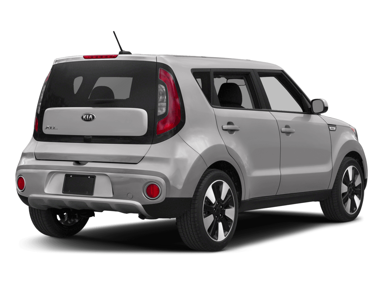 2018 Kia Soul + - Rear 3/4, facing to the right