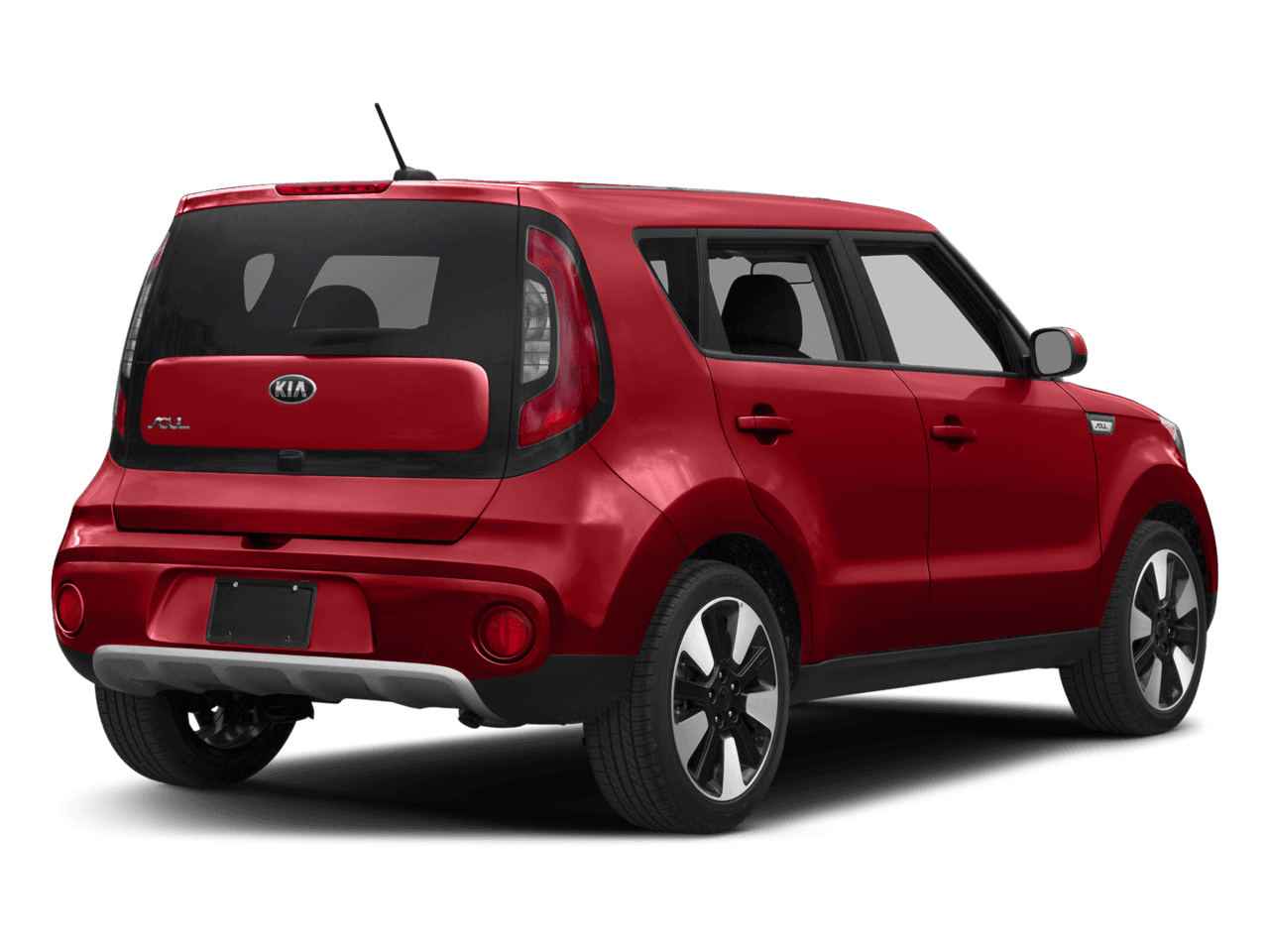 2018 Kia Soul + - Rear 3/4, facing to the right