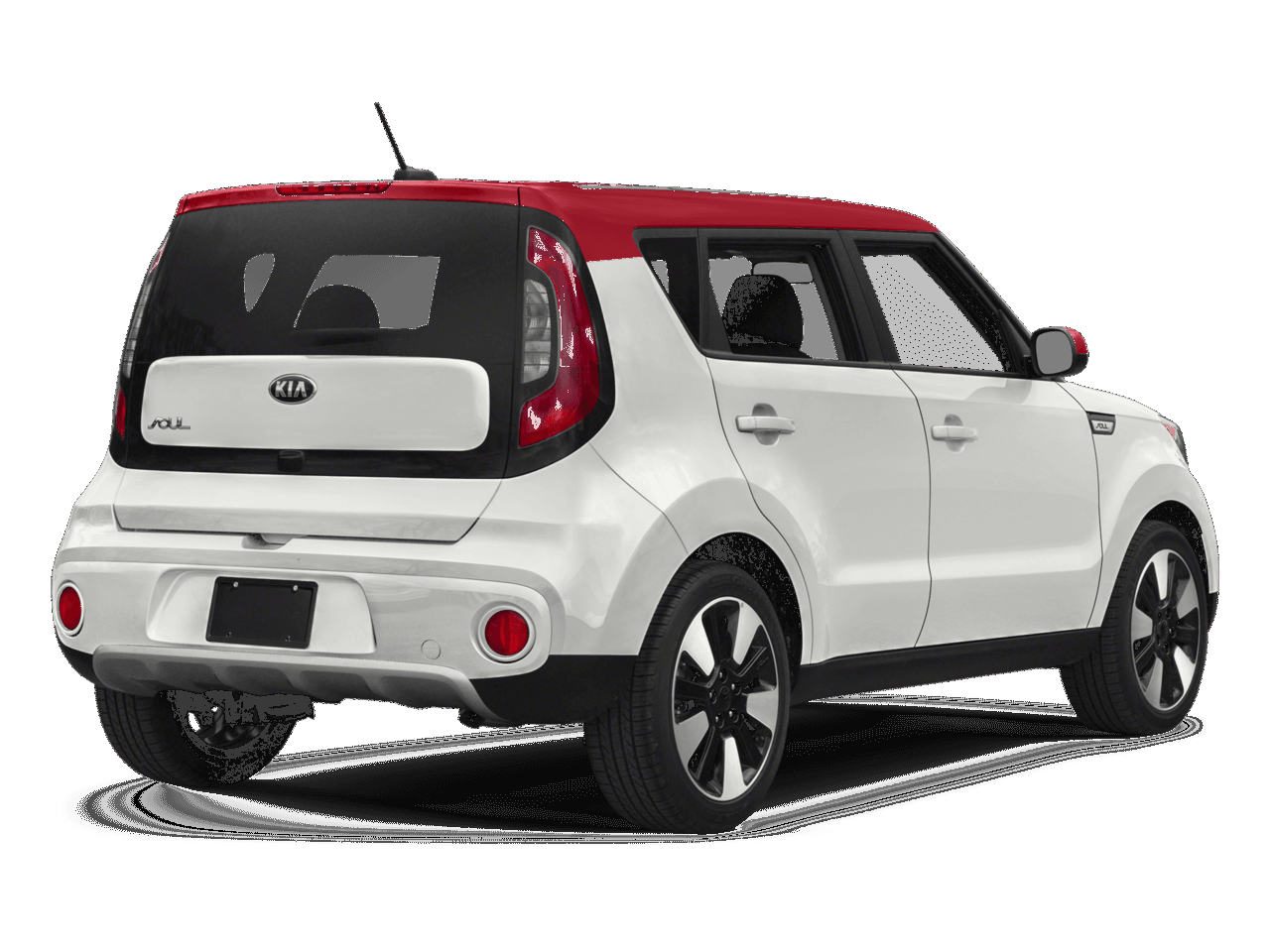 2018 Kia Soul + - Rear 3/4, facing to the right