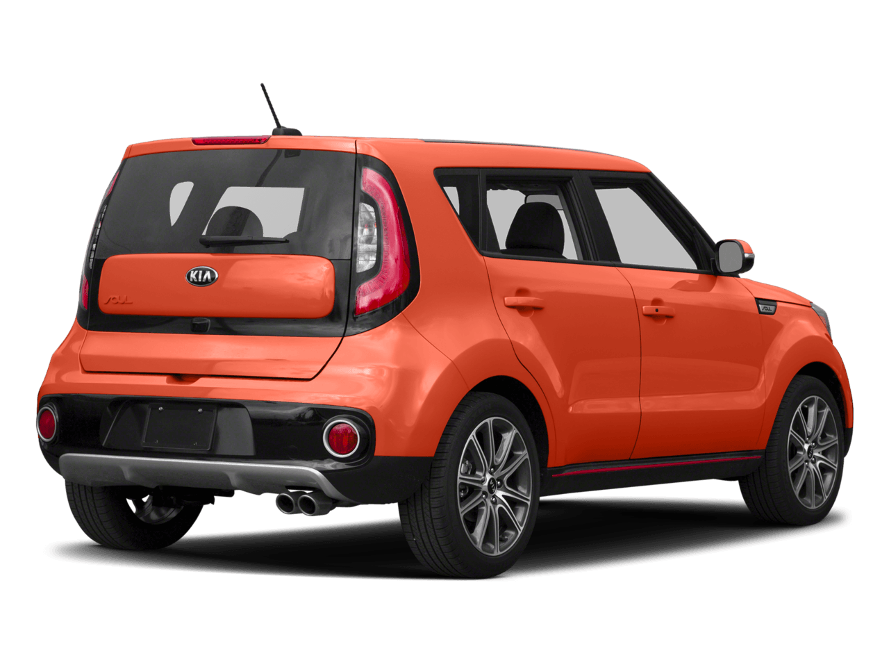 2018 Kia Soul ! - Rear 3/4, facing to the right