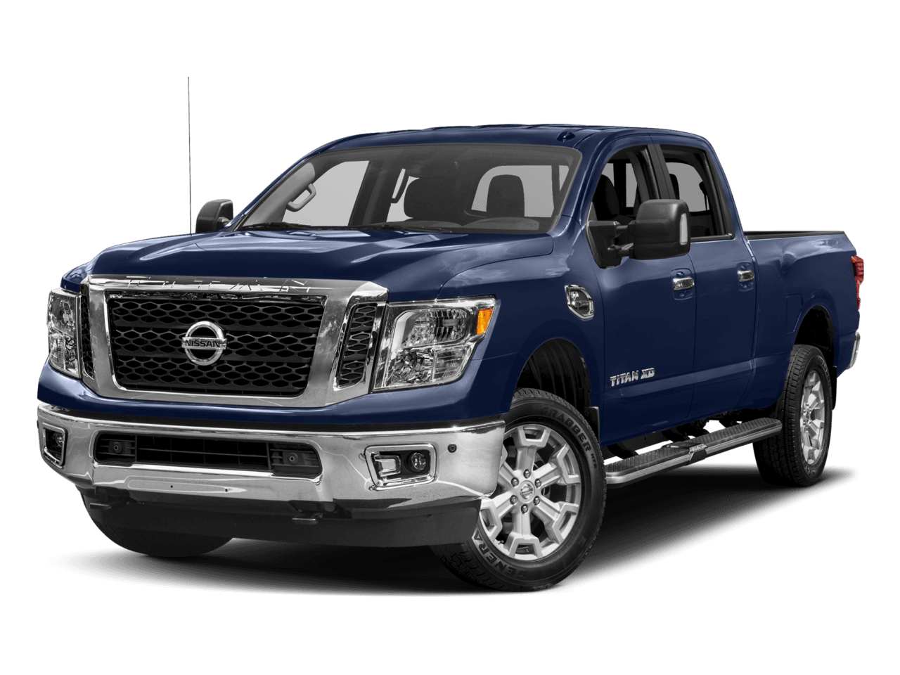 2018 Nissan Titan XD SV - Front 3/4, facing to the left