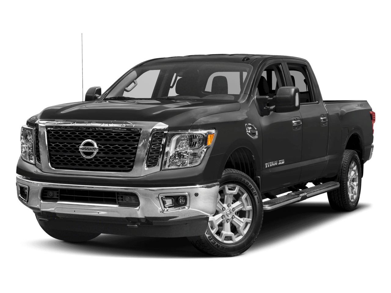 2018 Nissan Titan XD SV - Front 3/4, facing to the left