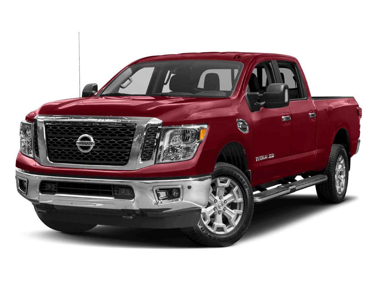 2018 Nissan Titan XD SV - Front 3/4, facing to the left