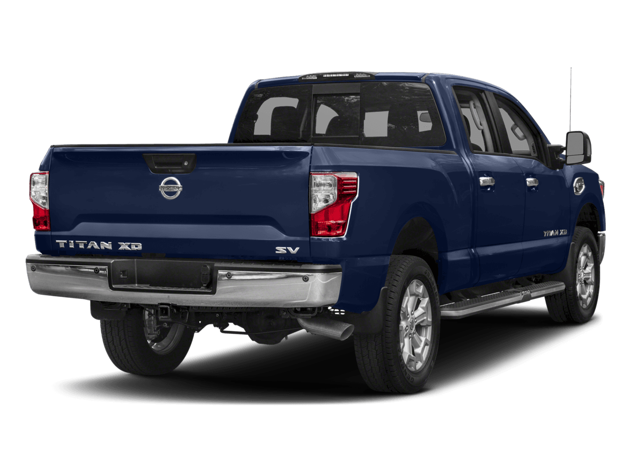 2018 Nissan Titan XD SV - Rear 3/4, facing to the right
