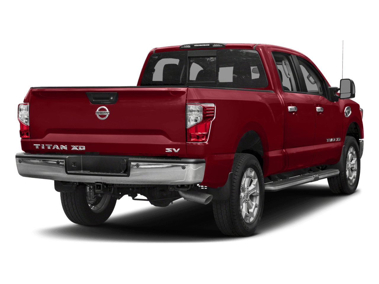 2018 Nissan Titan XD SV - Rear 3/4, facing to the right
