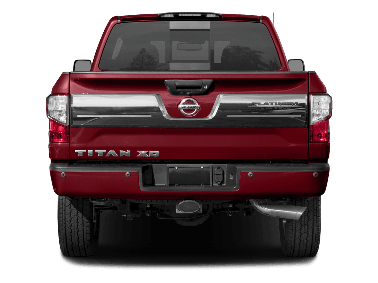 2018 Nissan Titan XD Platinum Reserve - Rear (full)