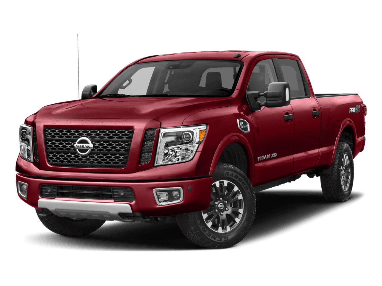 2018 Nissan Titan XD PRO-4X - Front 3/4, facing to the left