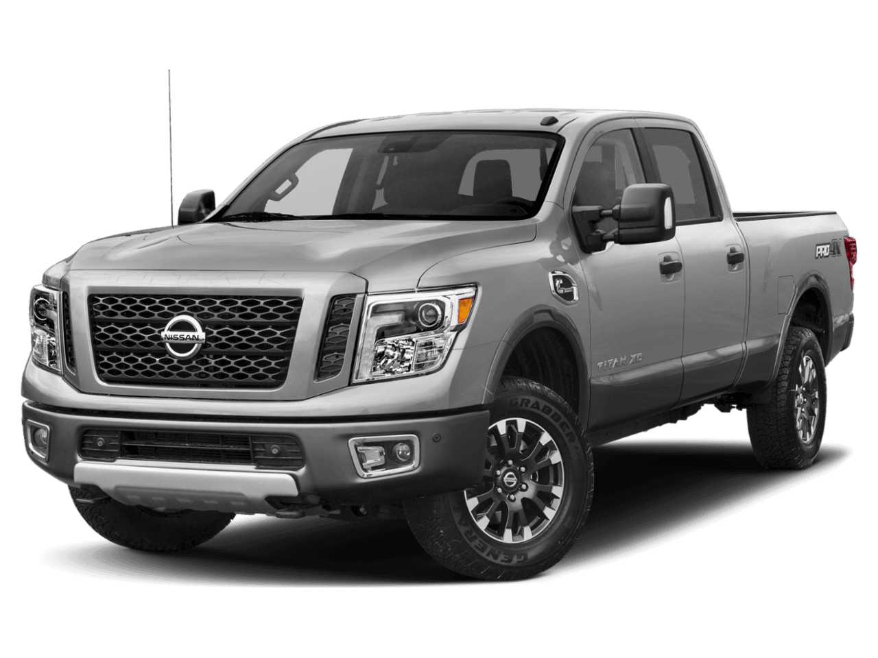 2018 Nissan Titan XD PRO-4X - Front 3/4, facing to the left
