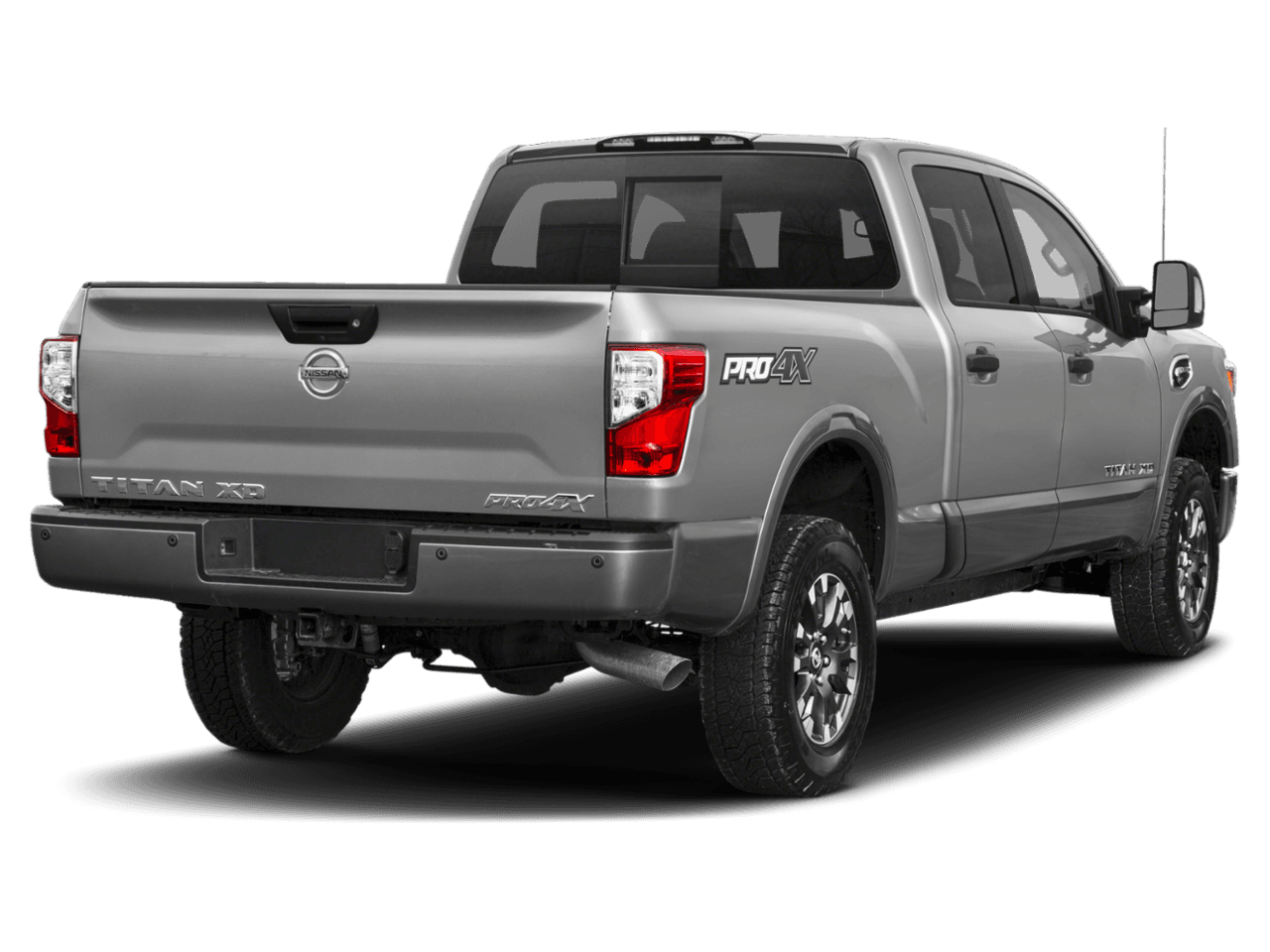 2018 Nissan Titan XD PRO-4X - Rear 3/4, facing to the right