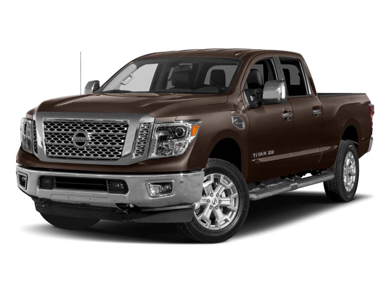 2018 Nissan Titan XD SL - Front 3/4, facing to the left