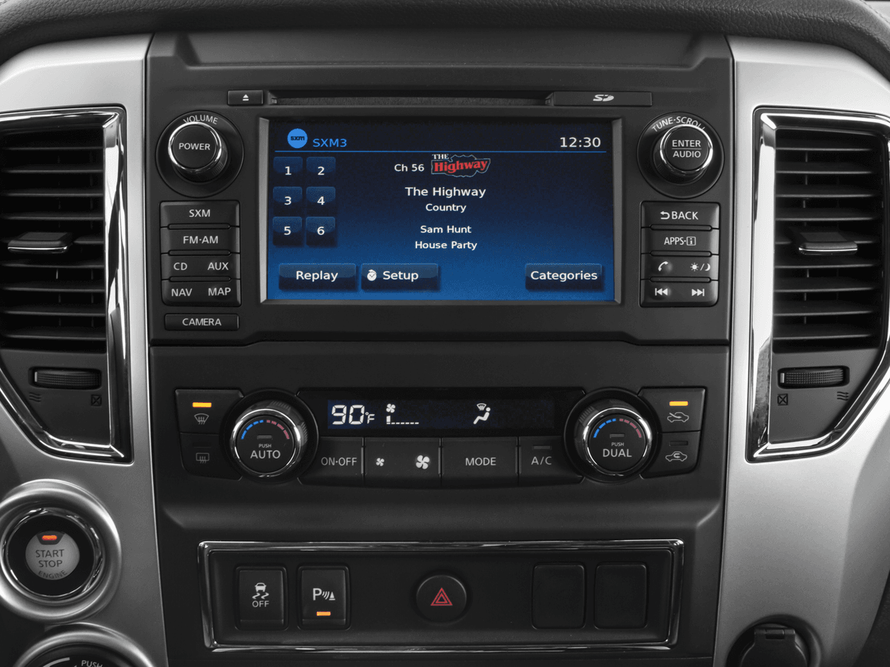 2018 Nissan Titan XD SL - Interior Stereo System