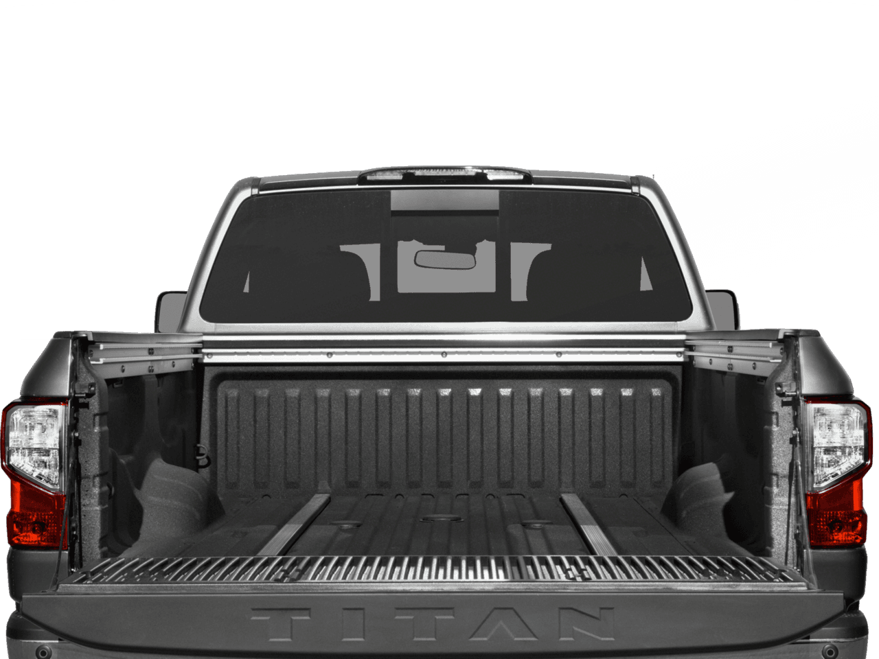 2018 Nissan Titan XD SL - Interior Trunk with Hatch Open Feature