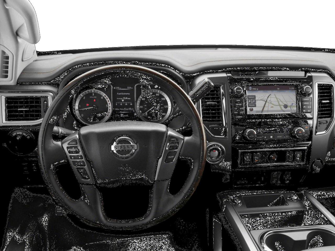 2018 Nissan Titan XD Platinum Reserve - Interior Drivers Dash