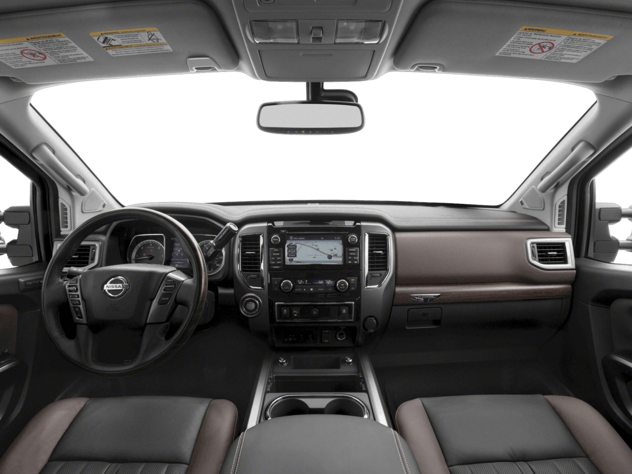 2018 Nissan Titan XD Platinum Reserve - Interior Full Dash Basic