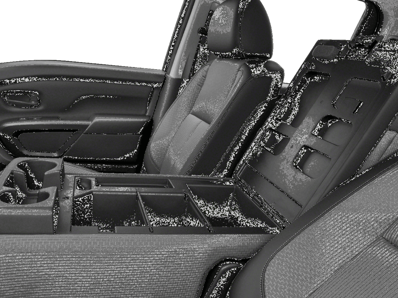 2018 Nissan Titan XD S - Interior Center Storage Console