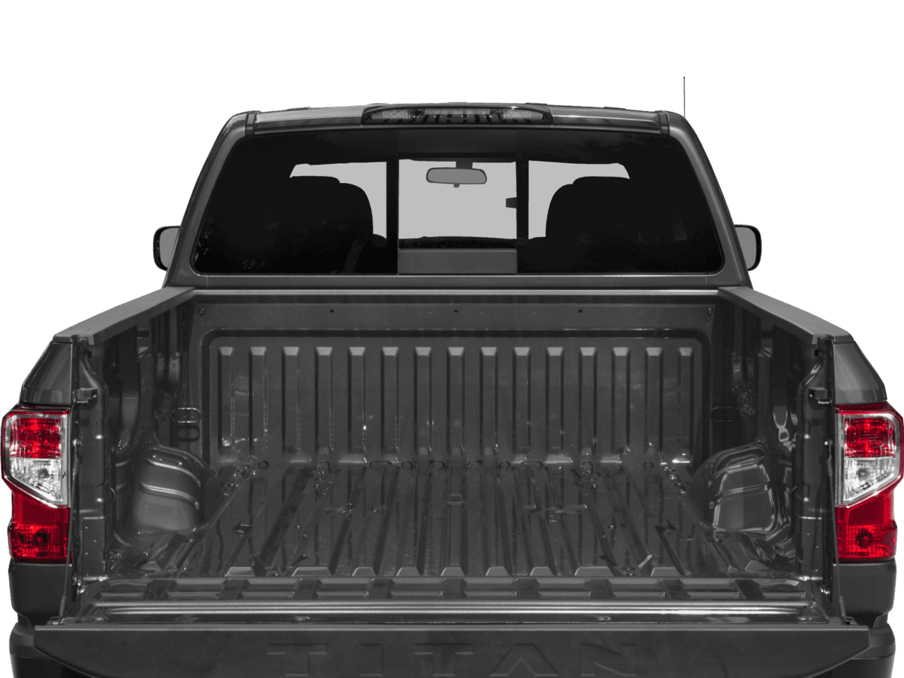 2018 Nissan Titan XD S - Interior Trunk with Hatch Open Feature