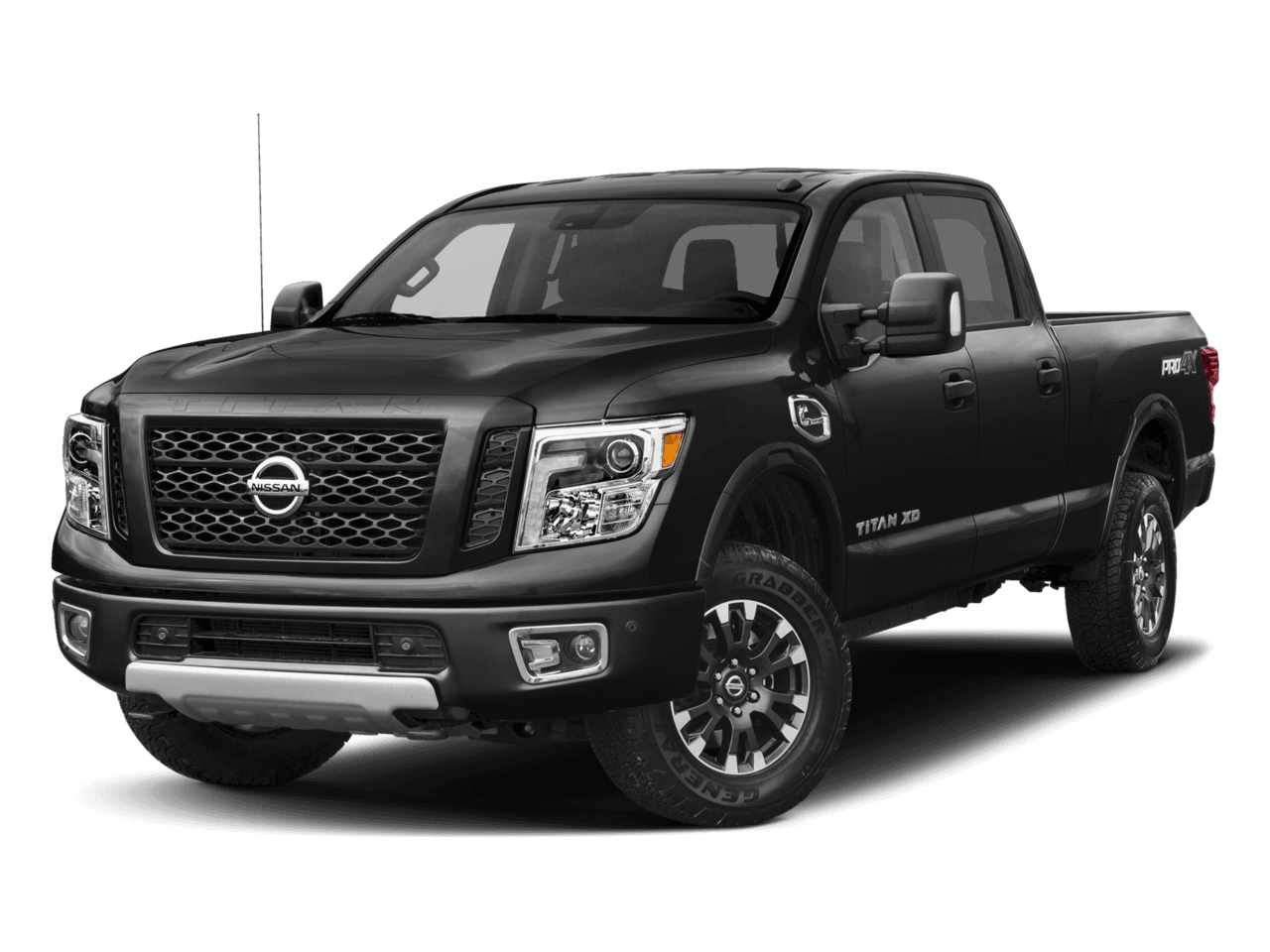 2018 Nissan Titan XD PRO-4X - Front 3/4, facing to the left