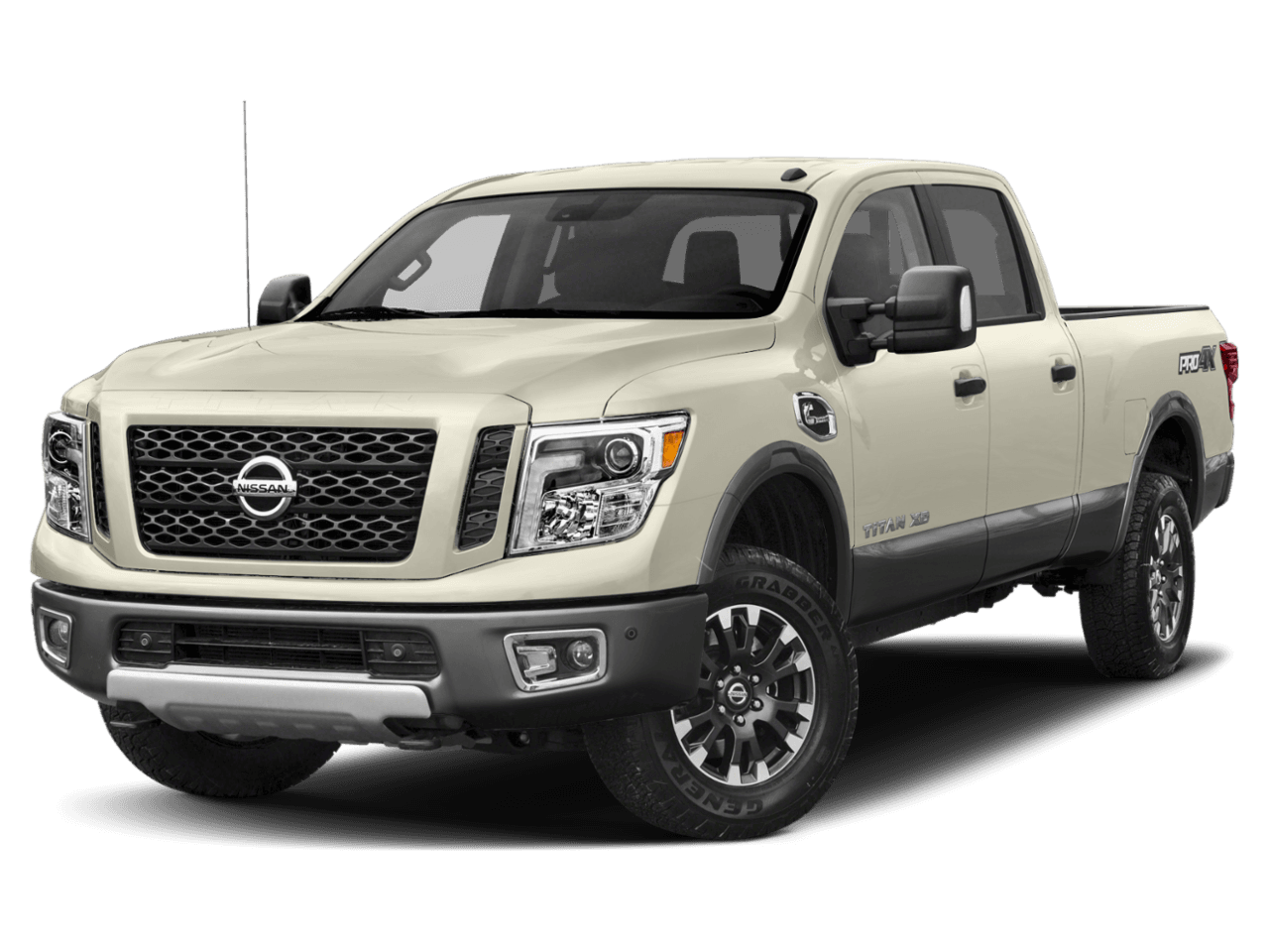 2018 Nissan Titan XD PRO-4X - Front 3/4, facing to the left