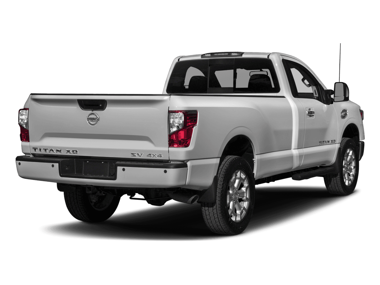 2018 Nissan Titan XD S - Rear 3/4, facing to the right