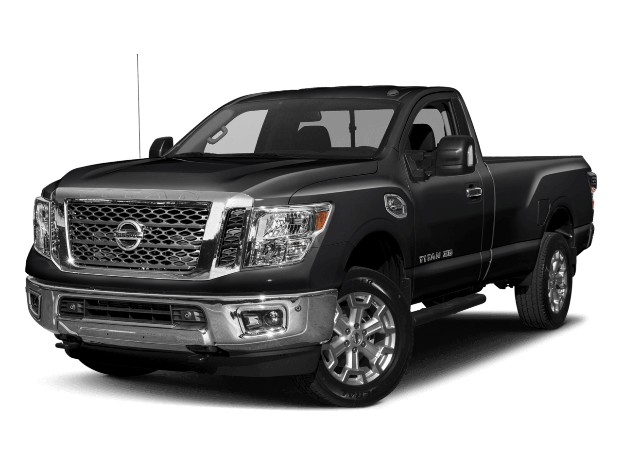 2018 Nissan Titan XD SV - Front 3/4, facing to the left