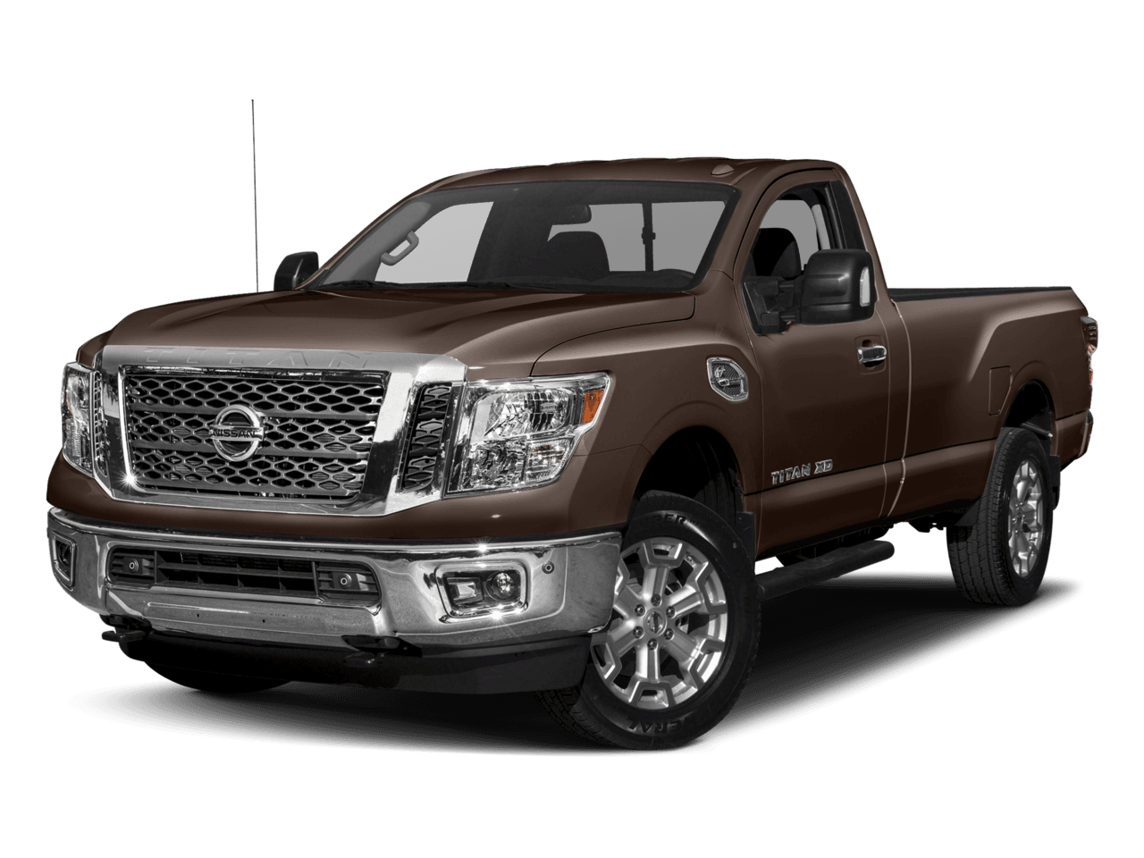 2018 Nissan Titan XD SV - Front 3/4, facing to the left