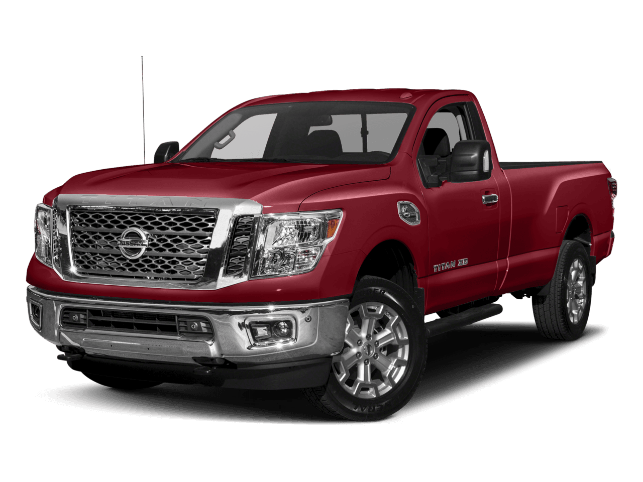 2018 Nissan Titan XD SV - Front 3/4, facing to the left