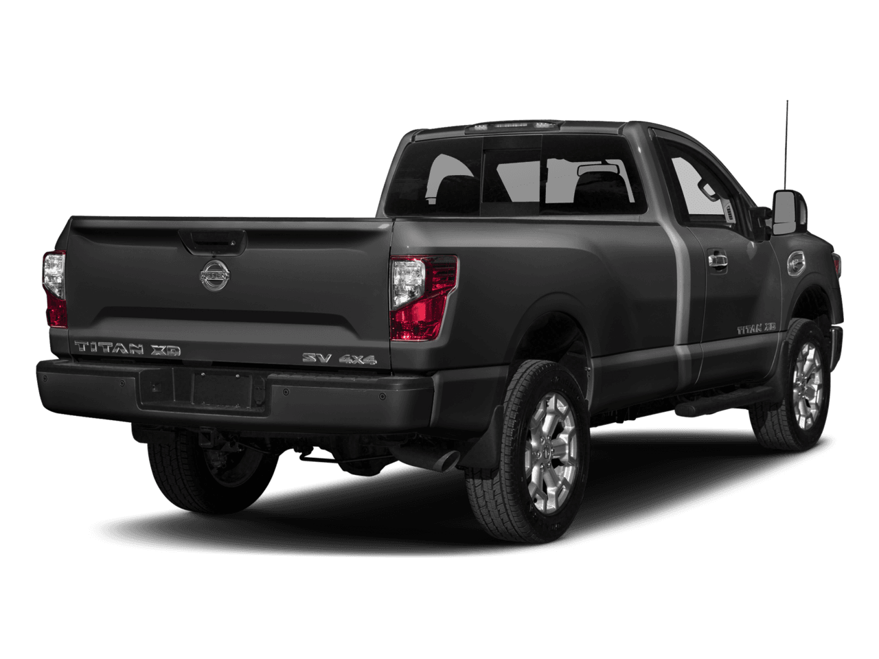 2018 Nissan Titan XD SV - Rear 3/4, facing to the right