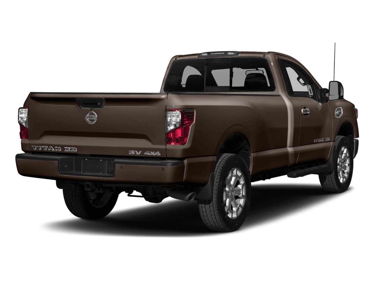 2018 Nissan Titan XD SV - Rear 3/4, facing to the right
