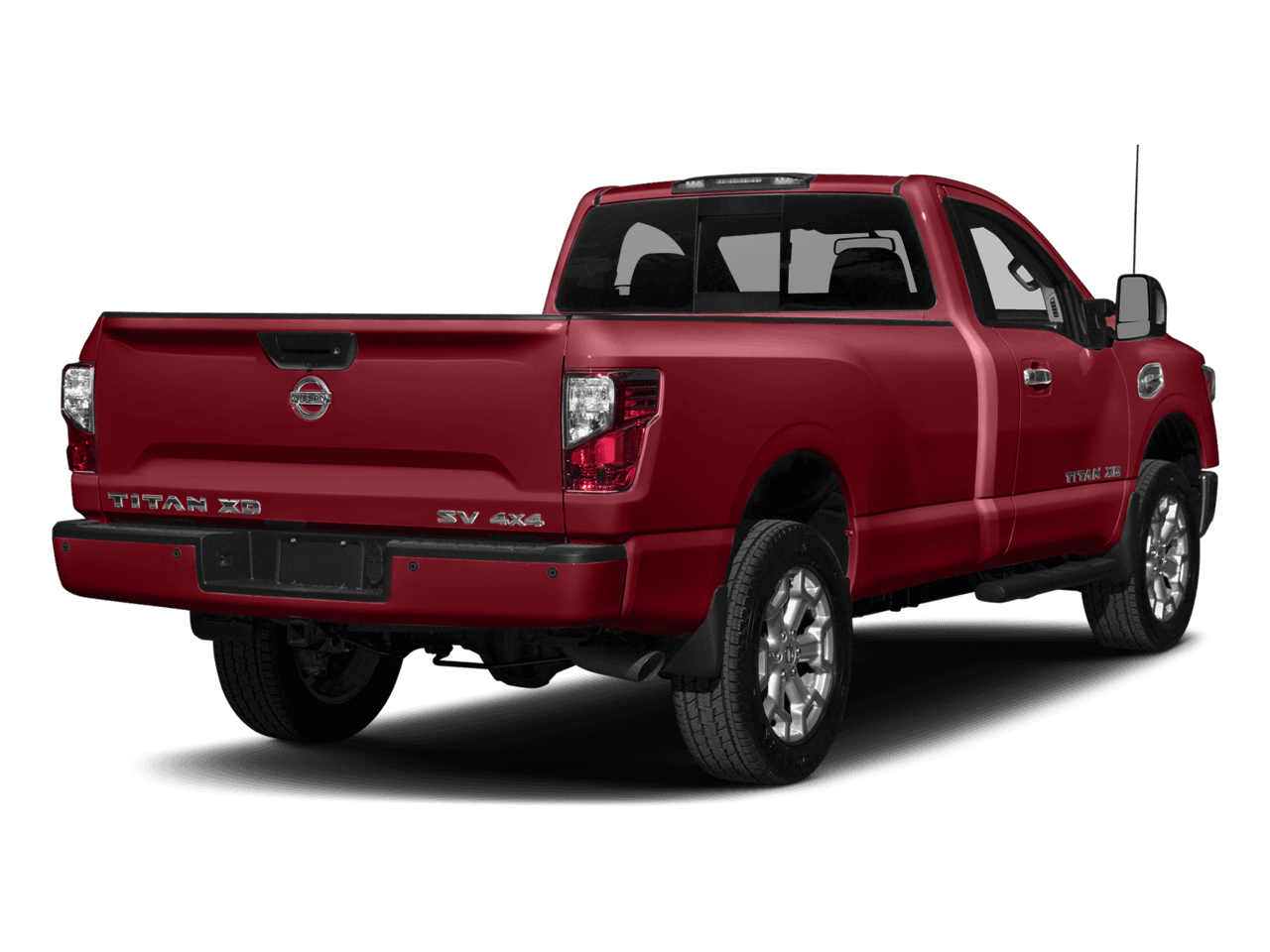 2018 Nissan Titan XD SV - Rear 3/4, facing to the right