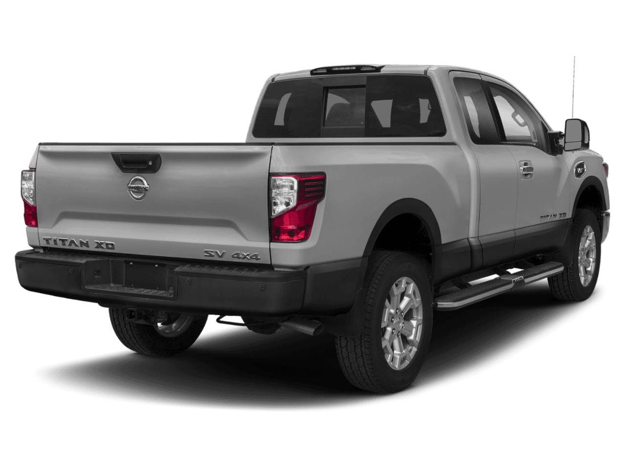 2018 Nissan Titan XD PRO-4X - Rear 3/4, facing to the right