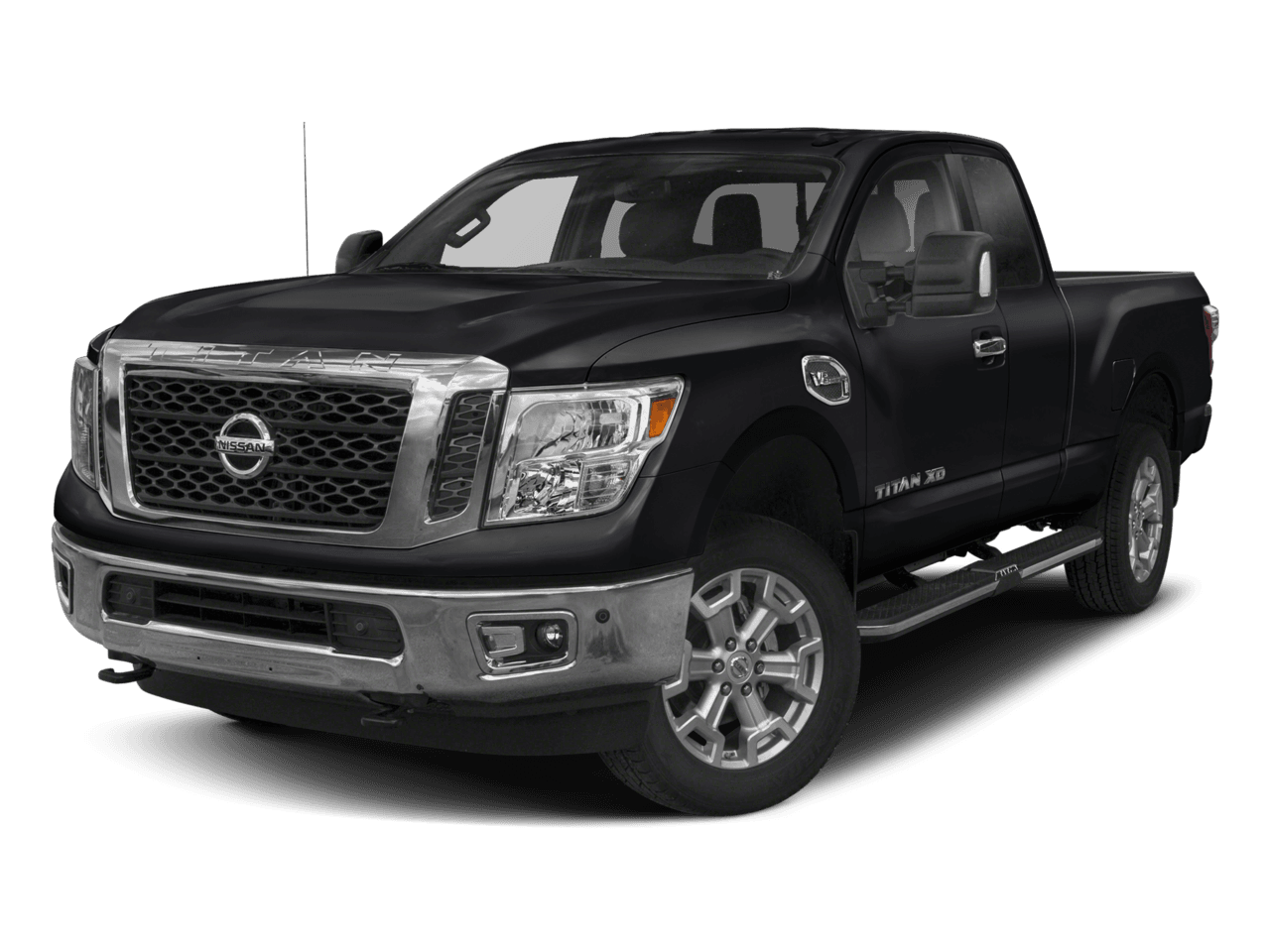 2018 Nissan Titan XD SV - Front 3/4, facing to the left