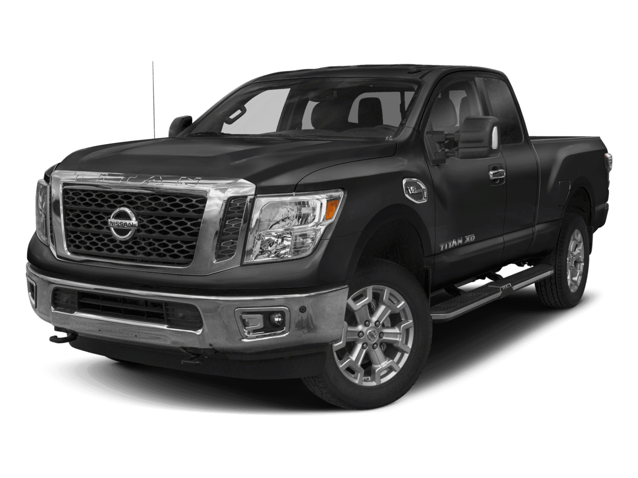 2018 Nissan Titan XD SV - Front 3/4, facing to the left